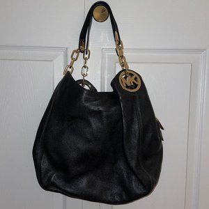Michael Kors MK Lillie Large Chain Shoulder Tote